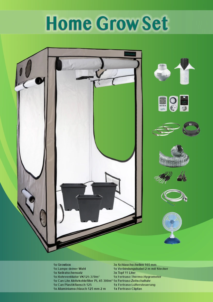 Home Grow Set 80x80x2200cm mit Lumatek ATS Pro LED Home Grow Set 80x80x2200cm mit Lumatek ATS Pro LED