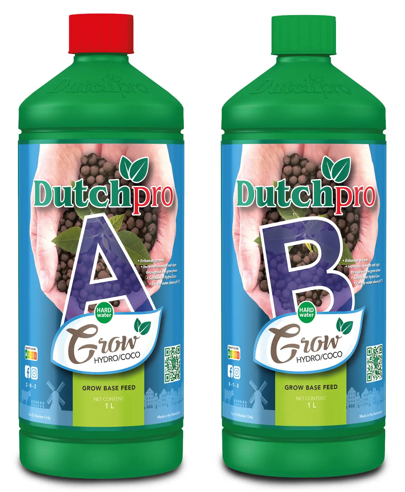 Dutchpro Grow Hydro_Coco A+B (Set) (hartes Wasser) 1l