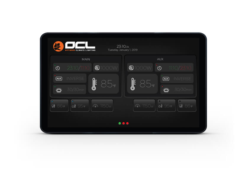 OCL Touchscreen Controller inkl. 2 x Temp. - Sensor 10M - (X-SERIES / SKWID1900)