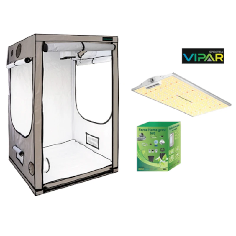 Home Grow Set 120x120x200cm mit ViparSpectra LED
