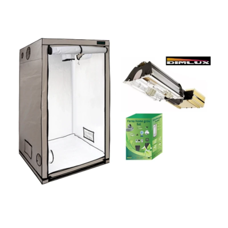 Home Grow Set 80x80x220cm mit DimLux Full Spectrum, 315W