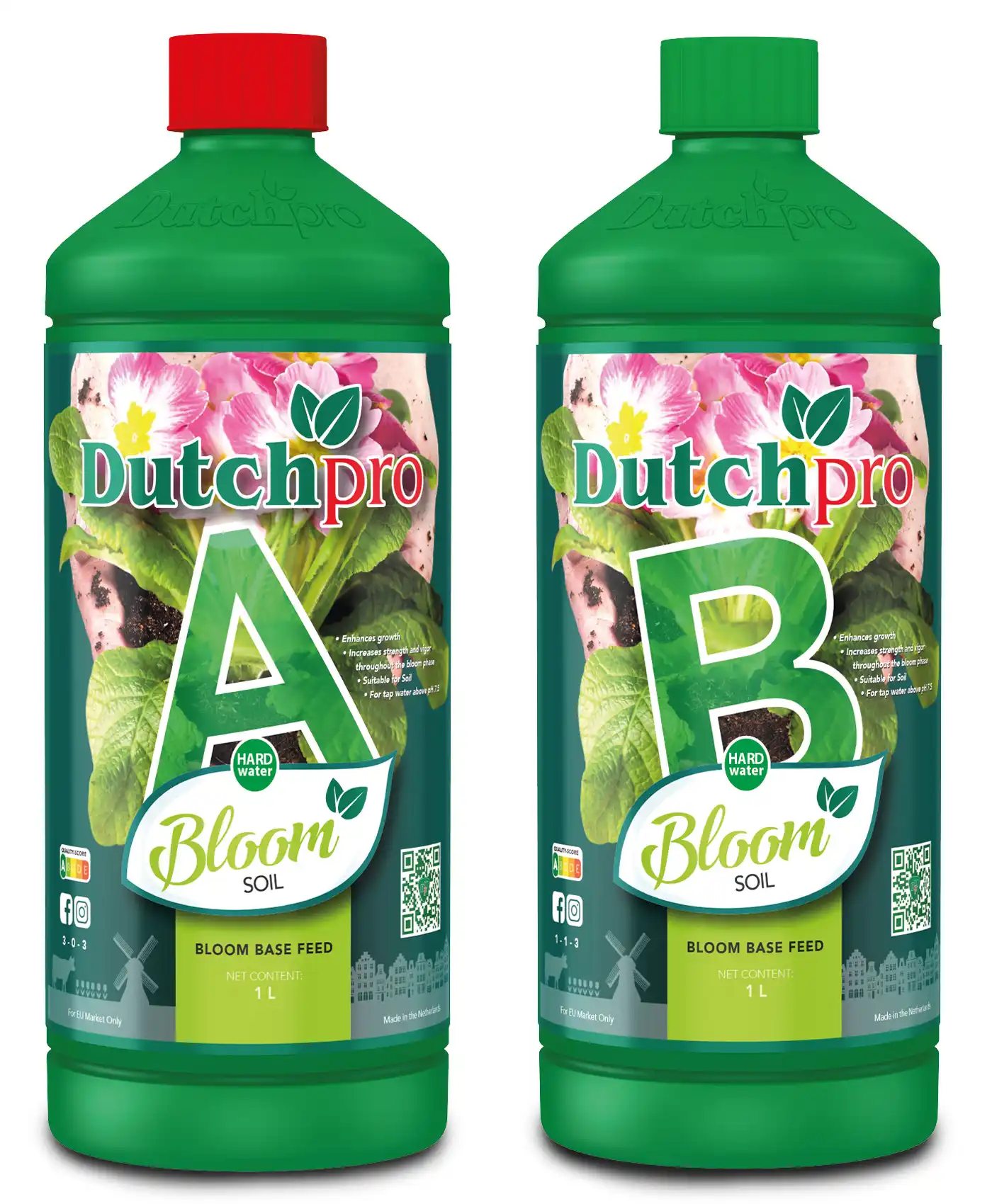 Dutchpro Bloom Soil A+B (Set) (hartes Wasser) 1l