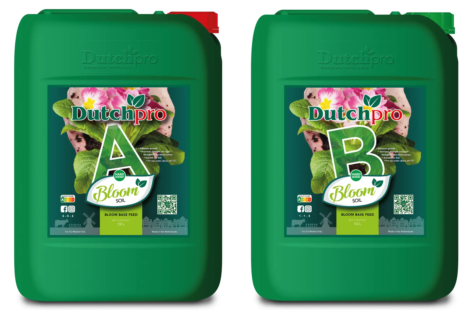 Dutchpro Bloom Soil A+B (Set) (hartes Wasser) 10l
