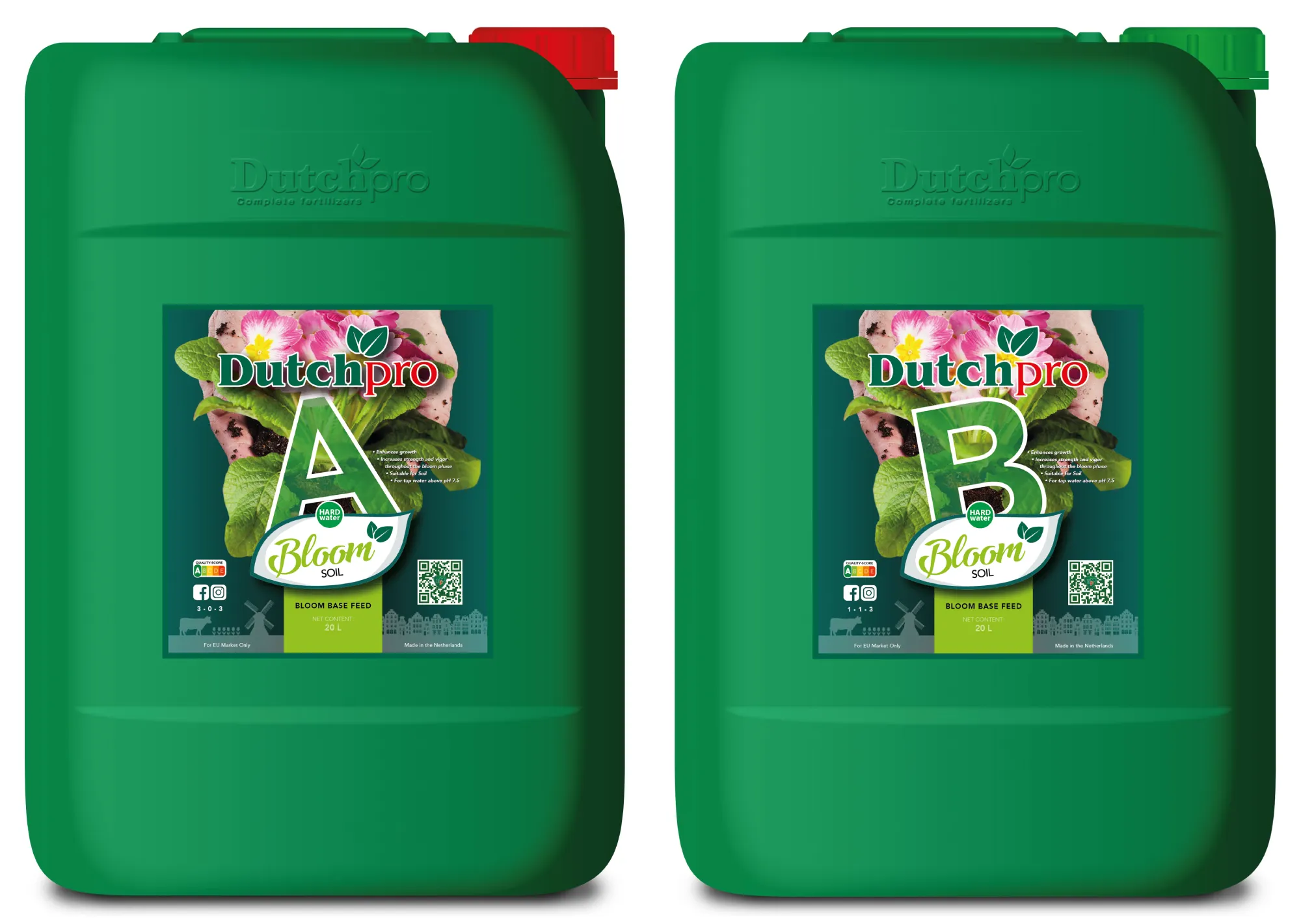 Dutchpro Bloom Soil A+B (Set) (hartes Wasser) 20l