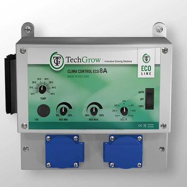 TechGrow Klima Controller ECO 8 Amp. incl. Temperatursensor