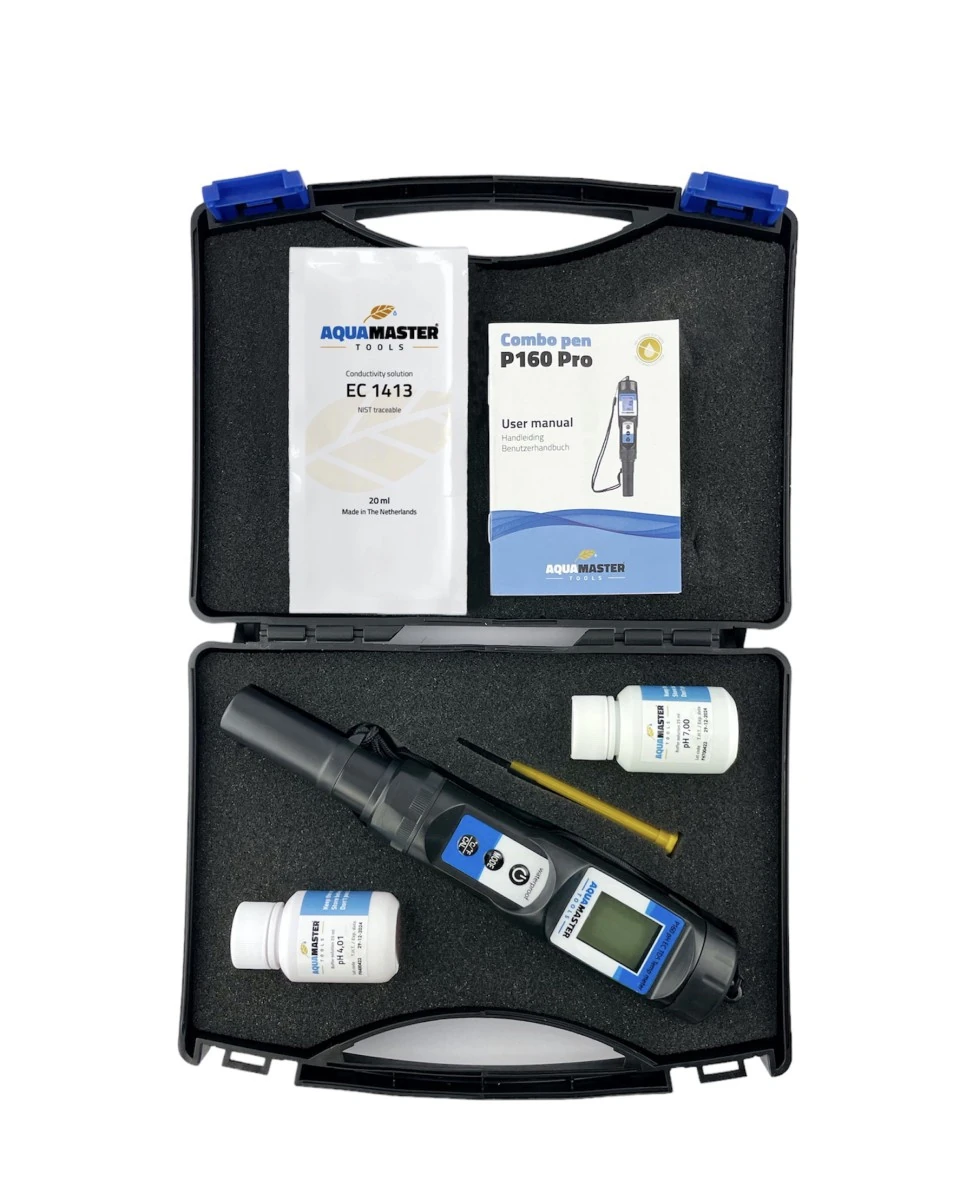 Aquamaster P160 Pro Combo Messgerät, pH,EC,Temp Aquamaster P160 Pro Combo Messgerät, pH,EC,Temp