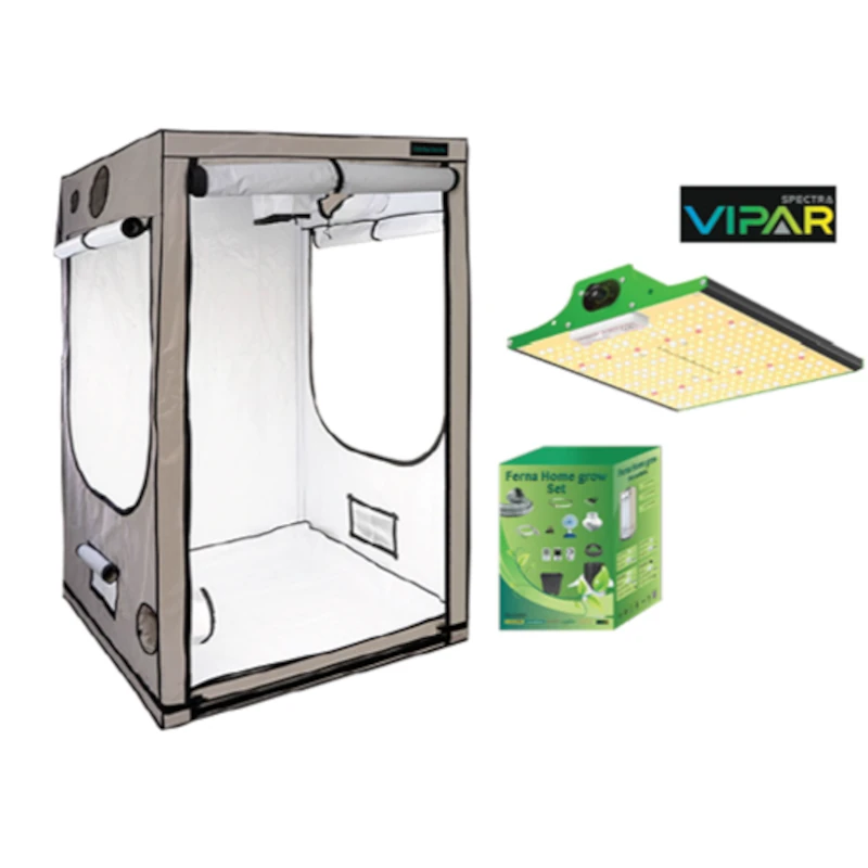 Home Grow Set 120x120x200cm mit ViparSpectra LED