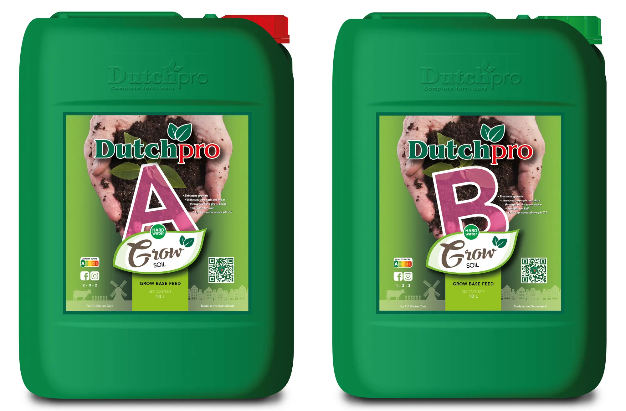 Dutchpro Grow Soil A+B (Set) (hartes Wasser) 10l