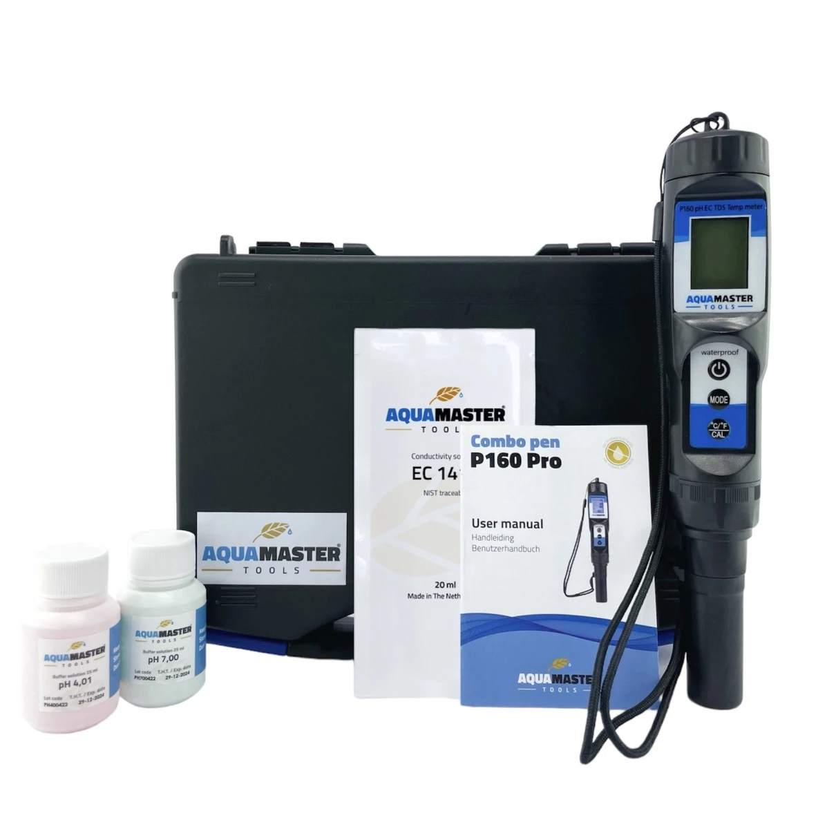 Aquamaster P160 Pro Combo Messgerät, pH,EC,Temp Aquamaster P160 Pro Combo Messgerät, pH,EC,Temp
