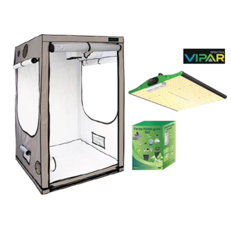 Home Grow Set 120x120x200cm mit ViparSpectra LED